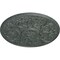 Ekena Millwork Versailles Ceiling Medallion (Fits Canopies up to 3 1/4"), 33"OD x 1 3/4"P, Athenian Green Crackle CM33VEAGC - alternate 4